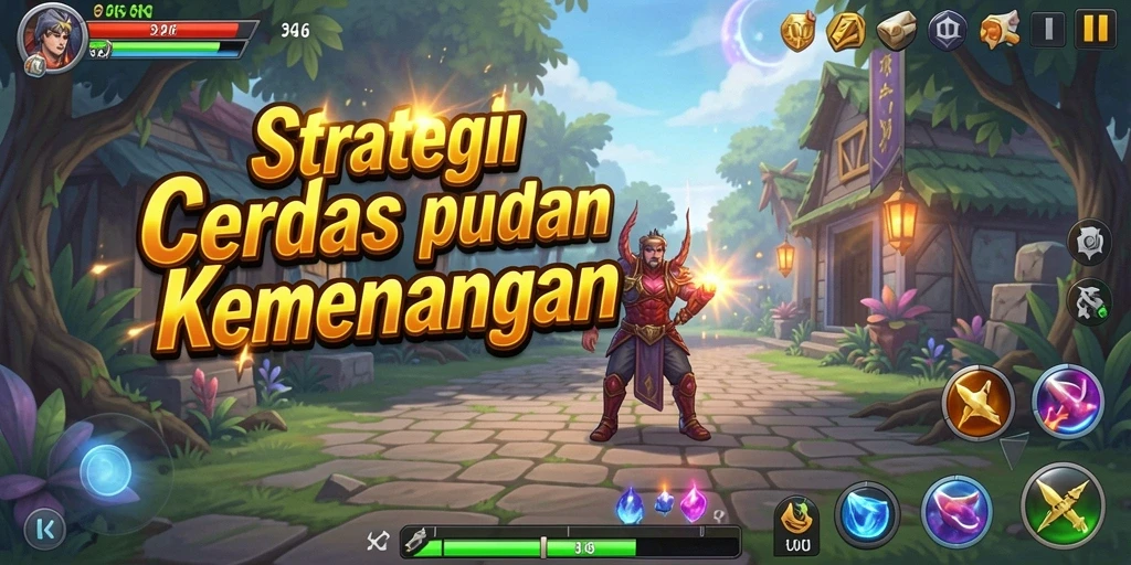 Tampilan Screenshot dari Gameplay Strategi Memukau 3446.
