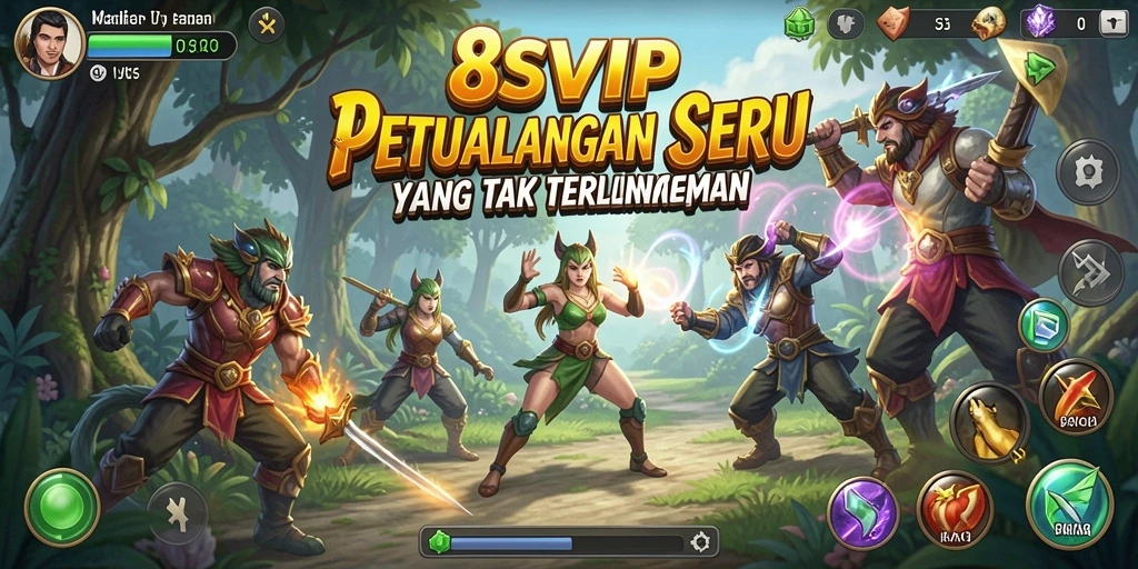 Screenshot gameplay 8SVIP menampilkan aksi petualangan mendebarkan.