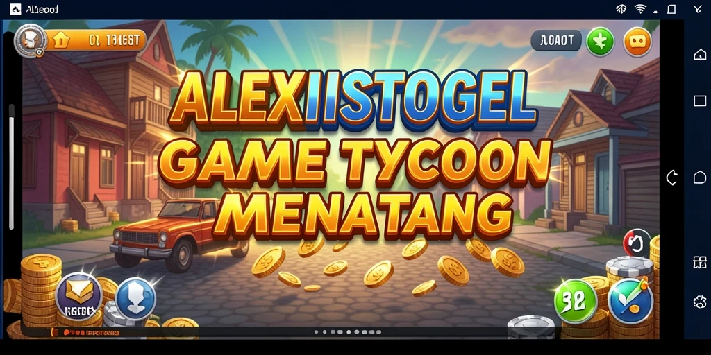 Tampilan screenshot ALEXISTOGEL menampilkan simulasi pengelolaan bisnis yang seru.