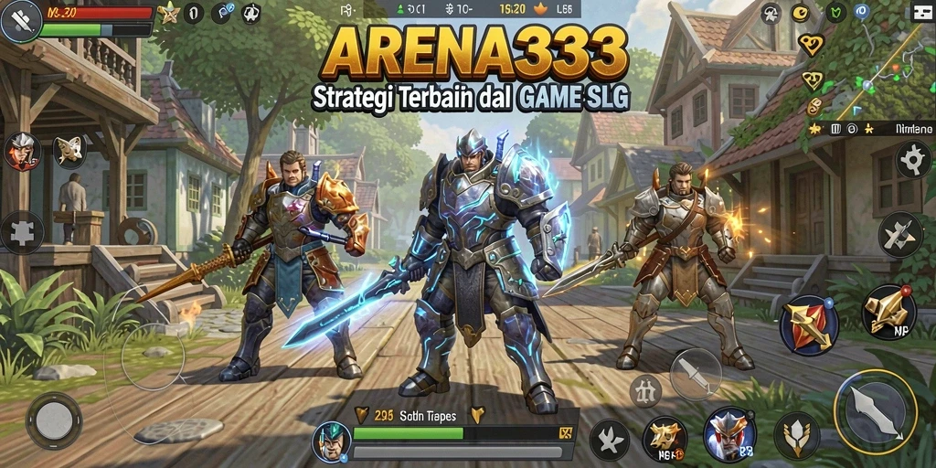 Screenshot gameplay SLG yang menunjukkan strategi tempur yang mendalam.
