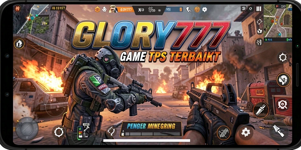 Tampilan gameplay GLORY777 yang mendebarkan di pertempuran TPS.