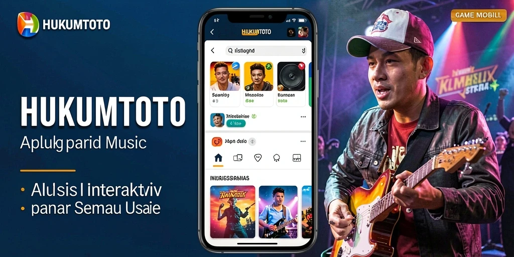Gameplay menarik HUKUMTOTO dengan berbagai tantangan musik.