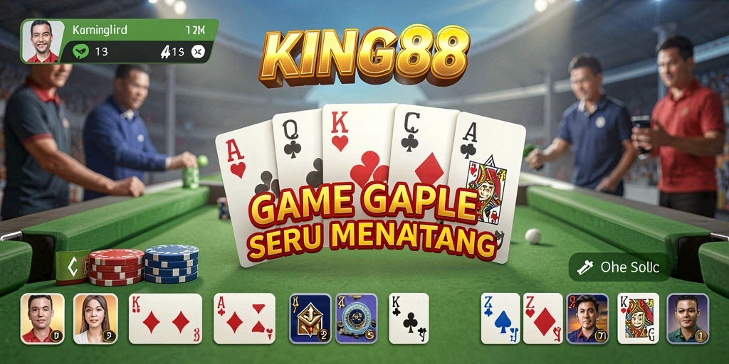 Tampilan gameplay KING88 yang menarik dan seru.