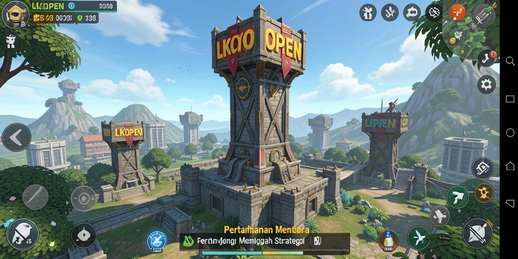 Tampilan screenshot dari gameplay LKOPEN yang penuh strategi dan seru.