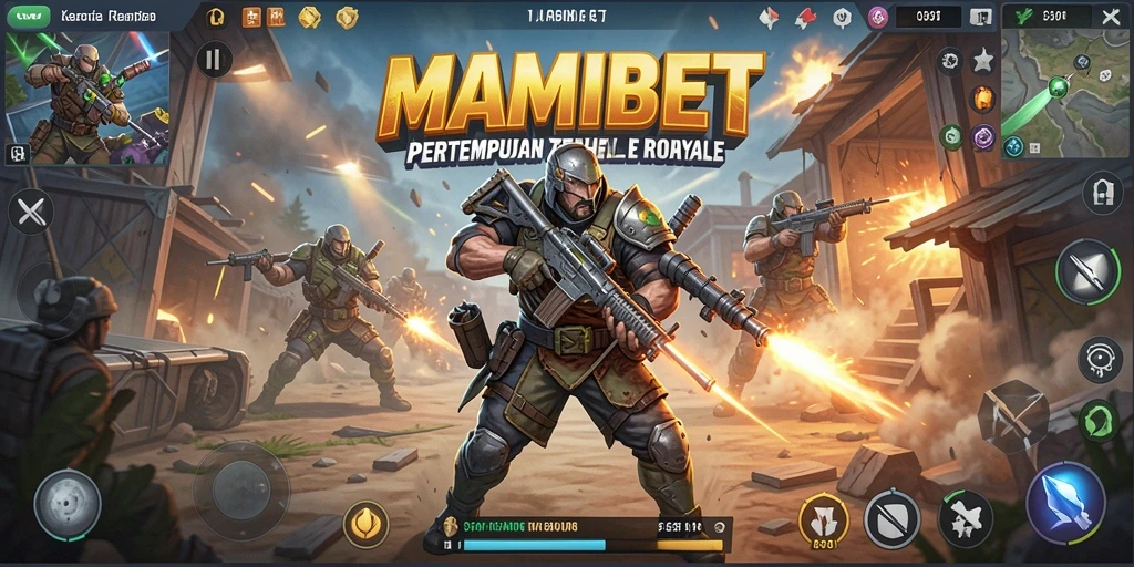 Screenshot MAMIBET yang menampilkan pertarungan seru dalam Battle Royale.