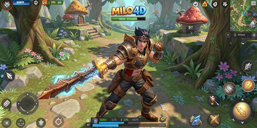 Screenshot gameplay RPG MILO4D yang menegangkan dan menarik.