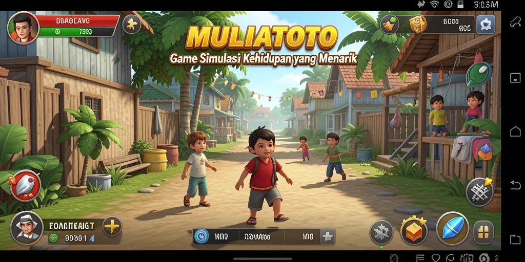 Tampilan gameplay menarik di MULIATOTO.