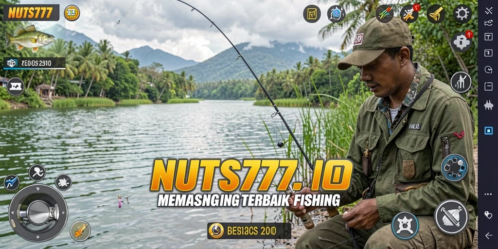 Tangkapan terbaik dalam game NUTS777 menampilkan pengalaman memancing yang seru.