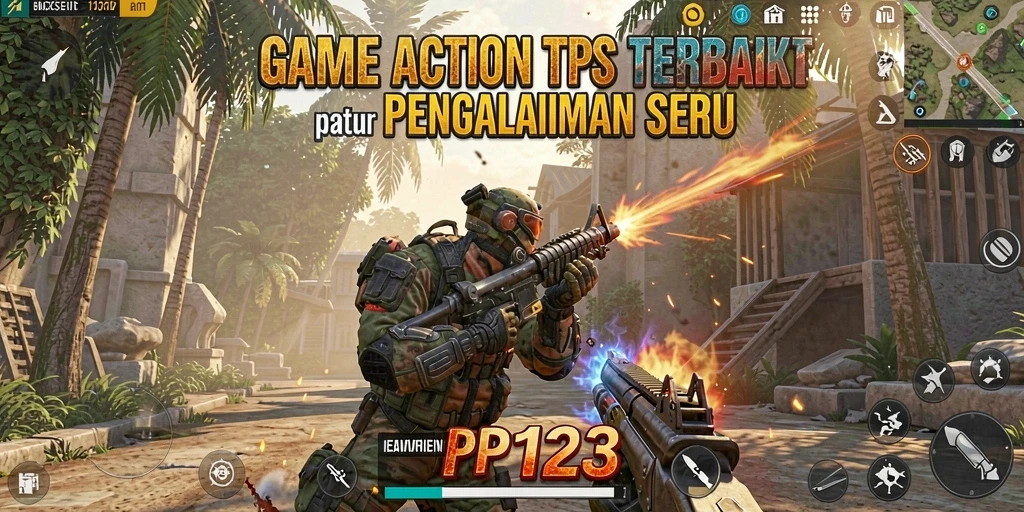 Tampilan gameplay seru dari PP123 dengan aksi mendebarkan.