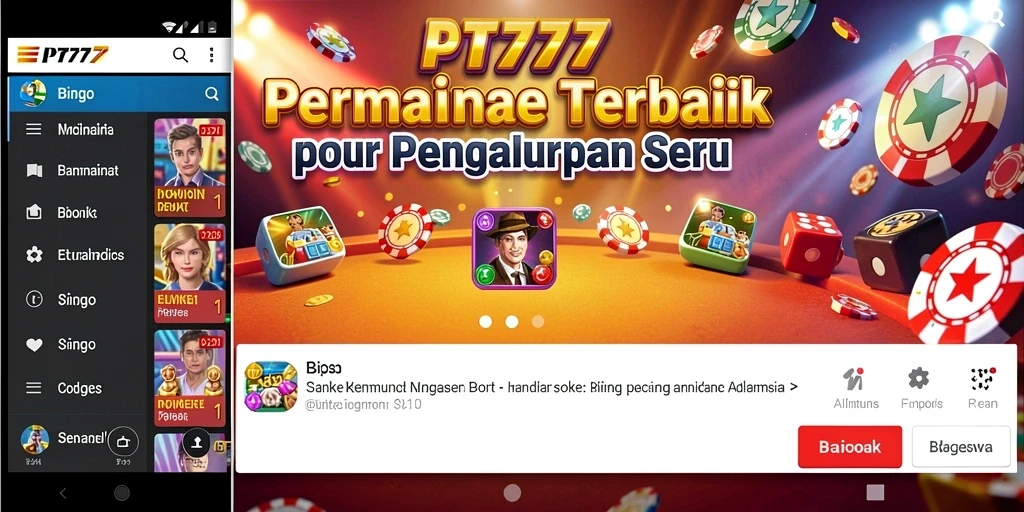 Tampilan seru gameplay Bingo di PT777.