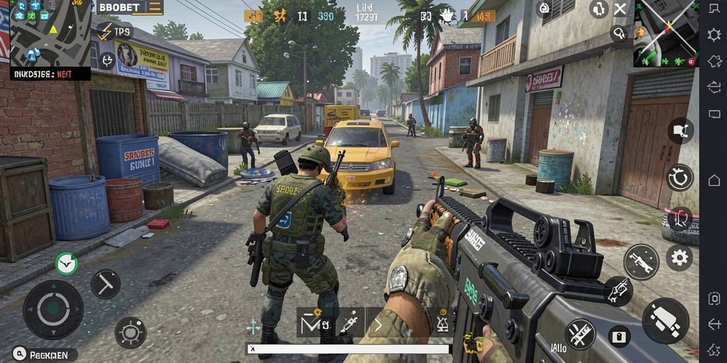 Tampilan gameplay SBOBET yang menarik dalam kategori TPS.