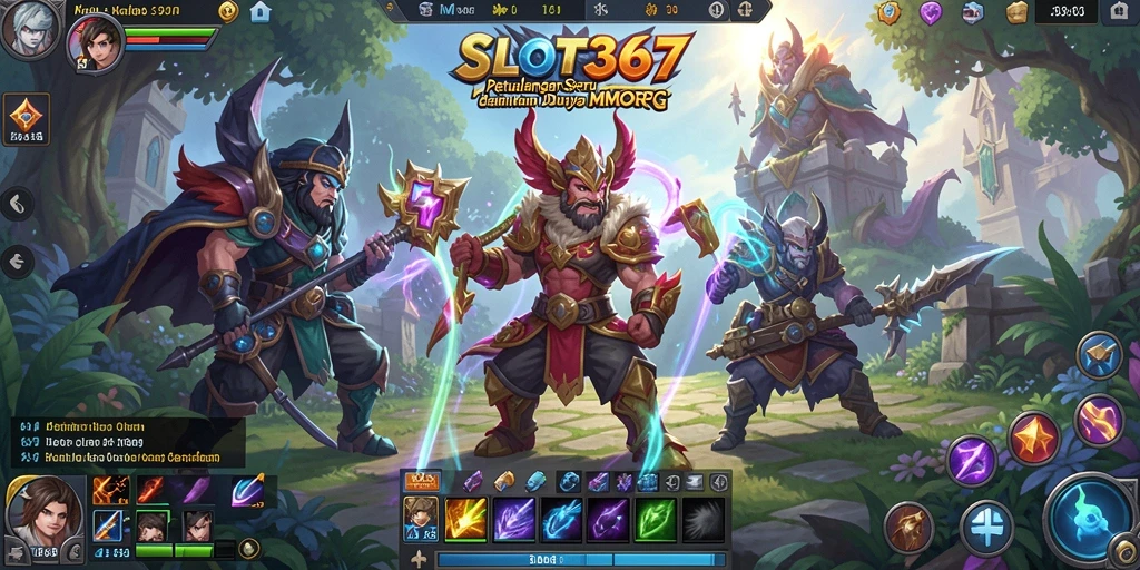 Screenshot utama SLOT367 menampilkan gameplay MMORPG yang seru dan mendebarkan.