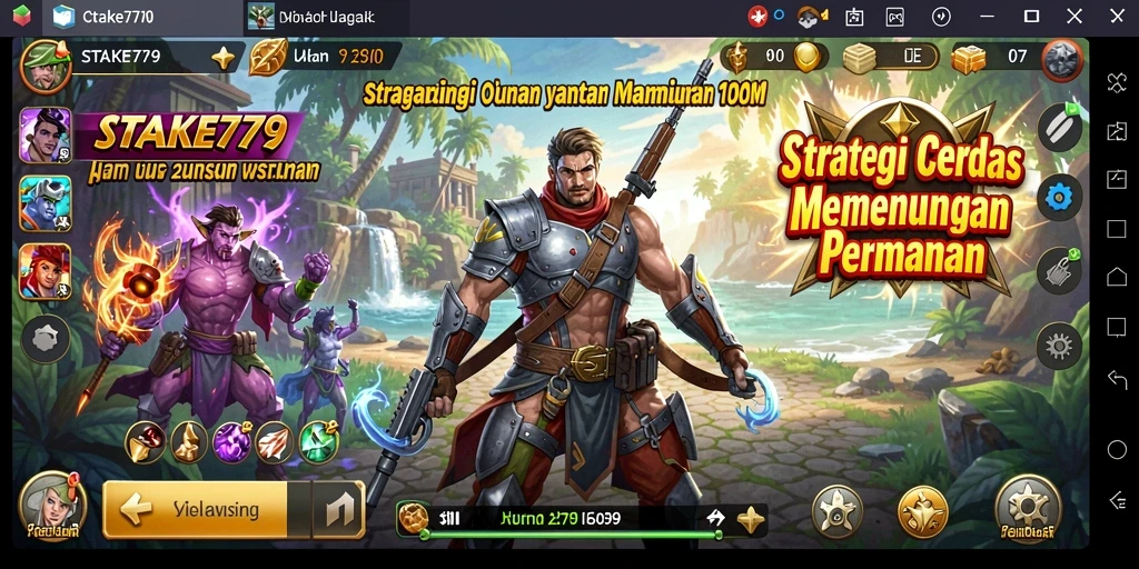 Tampilan gameplay STAKE779 yang mendebarkan dan strategis.